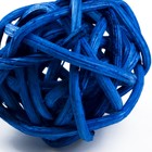 Набор из 2 плетёных шариков из лозы без бубенчиков, 3 см, белый/синий - фото 6628401
