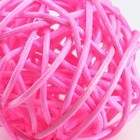 Набор из 2 плетёных шариков из лозы без бубенчиков, 5 см, фиолетовый/розовый - фото 6628407