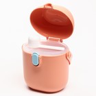 Контейнер для хранения детского питания 450 мл., с ложкой, цвет персиковый - Фото 2