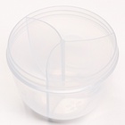 Контейнер для хранения детского питания, 3 секции по 90 мл., 9.2×8.8×8 см, 270 мл., голубой - Фото 6