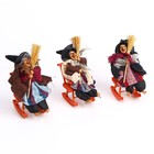 Баба - Яга с метлой, цвета МИКС - Фото 2