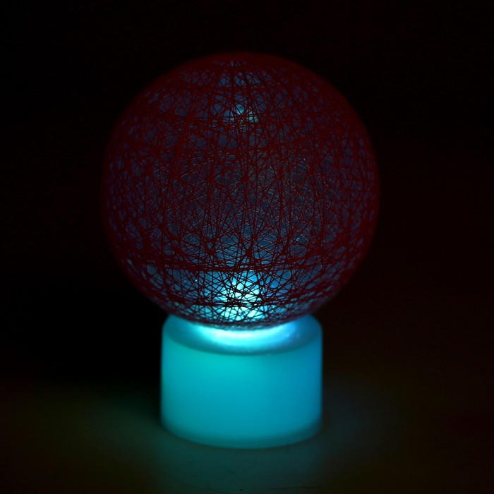 Свеча светодиодная «Шар», цвета МИКС - фото 1907467350