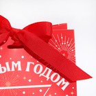 Пакет подарочный с лентой «Бокал», 13 × 19 × 9 см - Фото 4