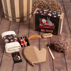 Новогодний подарочный набор Этель "На чиле", полотенце 50х90 см и аксессуары - фото 21645387