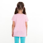 Футболка для девочки, цвет розовый, рост 104 см 9074422