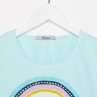 Футболка для девочки, цвет голубой, рост 104 см - фото 33482128