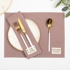 Набор салфеток сервировочных «Этель» Kitchen lilac, 2 шт., 30×40 см, сиреневый - Фото 5