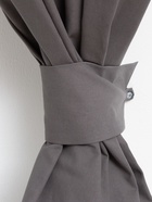 Шторы для кухни для кухни с подхватами Этель Kitchen, 150×180 см, комплект - 2 шт., серые - Фото 4