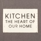 Набор салфеток Этель Kitchen, цв. серый, 30х40 см - 2 шт, 100% хл, саржа 220 г/м2 - Фото 3