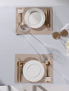 Набор салфеток «Этель» Kitchen, 30×40 см - 2 шт., 100% хлопок, саржа 220 г/м², бежевый - Фото 2