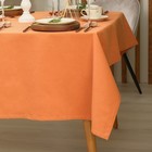 Скатерть Этель Kitchen 150х110 см, цвет оранжевый, 100% хлопок, саржа 220 г/м2 - фото 10298491