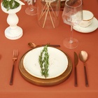 Скатерть «Этель» Kitchen 150×220 см, 100% хлопок, саржа 220 г/м², оранжевая - Фото 3