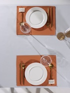 Салфетки сервировочные на стол «Этель» Kitchen, 30×40 см, набор 2 шт., 100% хлопок, саржа, оранжевые - Фото 5