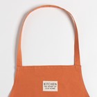 Фартук Этель Kitchen 60х70 см, цвет оранжевый, 100% хлопок, саржа 220 г/м2 - Фото 2