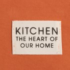 Фартук Этель Kitchen 60х70 см, цвет оранжевый, 100% хлопок, саржа 220 г/м2 - Фото 3