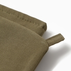 Кухонный набор Этель Kitchen: варежка-прихватка 18×29 см, прихватка 19×19 см, зелёный - Фото 4