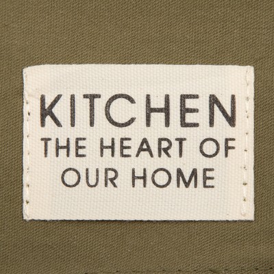 Полотенце кухонное «Этель» Kitchen, 40×73 см, хлопок 100%, саржа 220 г/м², зелёное