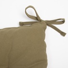 Подушка на стул «Этель» Kitchen, 42×42 см, зелёная - Фото 6