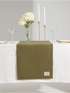 Дорожка на стол «Этель» Kitchen 40×150 см, 100% хлопок, саржа 220 г/м², зелёная - Фото 1