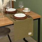 Дорожка на стол Этель Kitchen 40х150 см, цвет зелёный, 100% хлопок, саржа 220 г/м2 - Фото 2