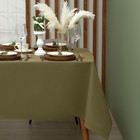 Скатерть Этель Kitchen 150х110 см, цвет зелёный, 100% хлопок, саржа 220 г/м2 - фото 4355308