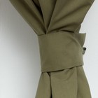 Шторы для кухни для кухни с подхватами Этель Kitchen, 150×180 см, комплект - 2 шт., зелёные - Фото 2