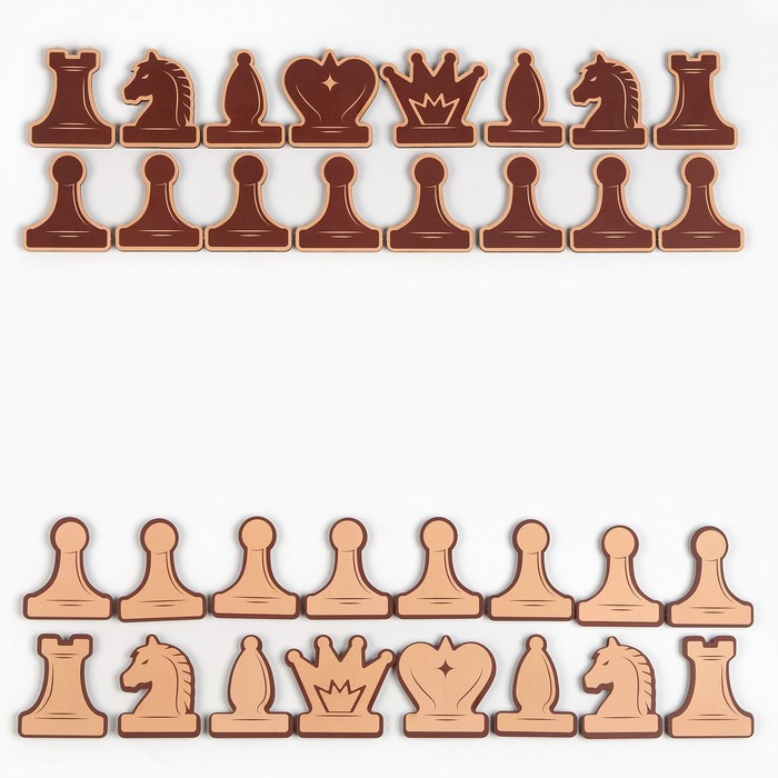 Фигуры для демонстрационных шахмат "Время игры", 32 шт, 5 х 4 см - Фото 1