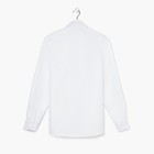 Школьная рубашка для мальчика, цвет белый, рост 152 см - Фото 3