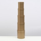 Набор шляпных коробок 5 в 1 "Бронза", 20 × 20 × 20‒13,5 × 13,5 × 13,5 см - Фото 3