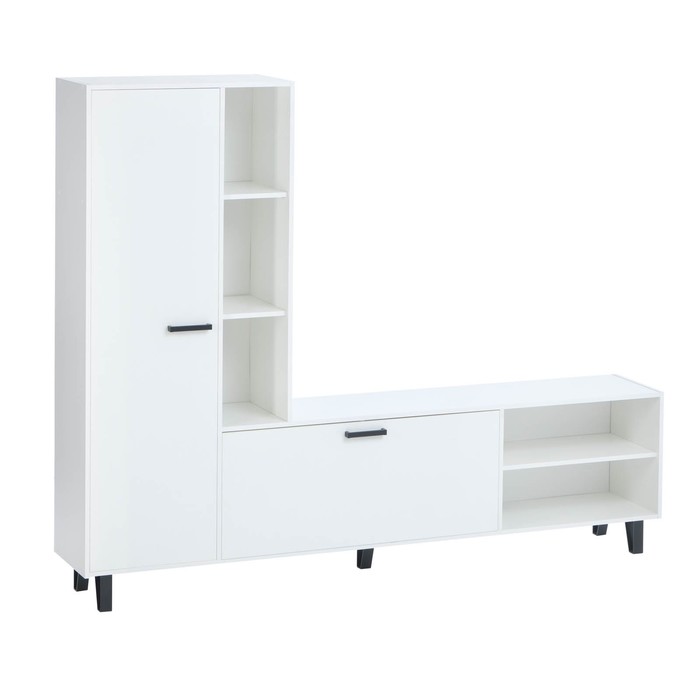 Гостиная «Анриал. Клик Мебель», 2100×350×1700 мм, цвет белый - Фото 1