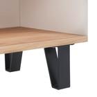 Гостиная «Анриал. Клик Мебель», 2100×350×1700 мм, цвет дуб крафт золотой/белый - Фото 6