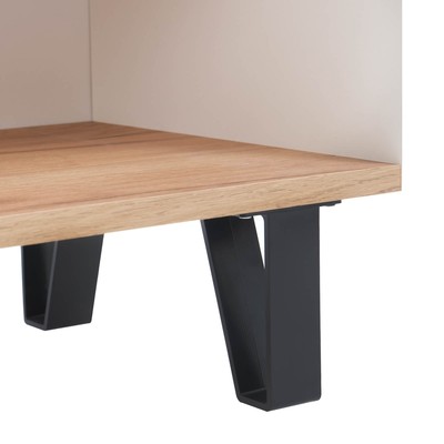 Гостиная «Анриал. Клик Мебель», 2100×350×1700 мм, цвет дуб крафт золотой/белый