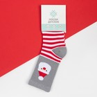 Носки детские KAFTAN "Дед мороз" р-р 16-18, серый - фото 30310191