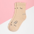 Носки детские KAFTAN "Зайка" размер 18-20, бежевый (комплект 2 шт) - фото 23534062