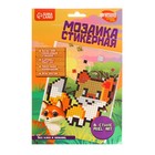 Стикерная мозаика «Лиса», EVA стикеры + стразы - фото 21646385