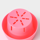 Горшок для цветов с поддоном «Япония», 125 мл, d=8 см, h=6.5 см, розовый - Фото 4