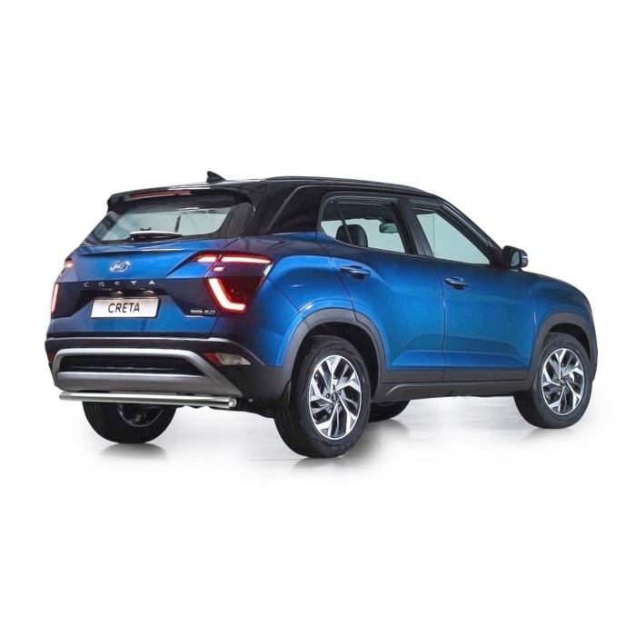 Защита заднего бампера d57 Rival, Hyundai Creta II 2021-н.в., нерж. сталь, R.2315.003