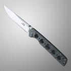 Нож складной "Питон" сталь - D2, рукоять - сталь - Фото 1