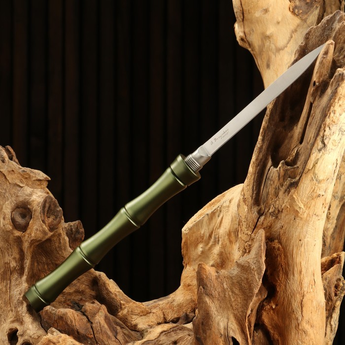 Нож "Бамбук" сталь - 420, рукоять - алюминий - фото 1904559404