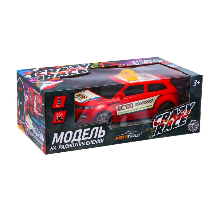Машина радиоуправляемая «Ровер», работает от батареек, цвет красный 54945