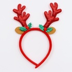 Ободок новогодний карнавальный «Рога» с ушками, цвета МИКС - Фото 2
