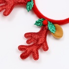 Ободок новогодний карнавальный «Рога» с ушками, цвета МИКС - Фото 4