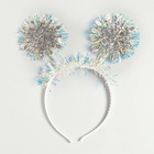 Ободок новогодний карнавальный «Снежинка» - Фото 2