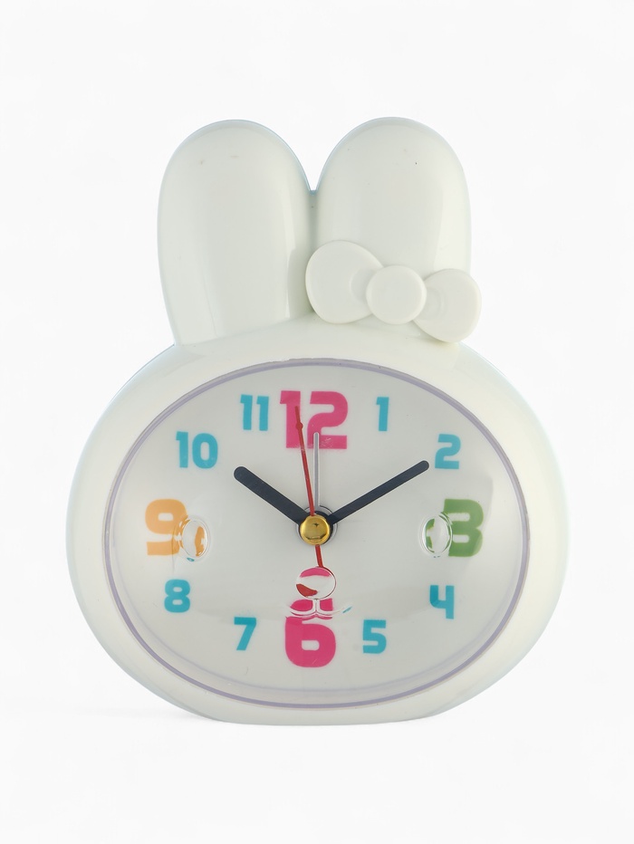 Часы-будильник настольные «Зайчик» детские, циферблат 7×8.5 см, 12.5×10 см, 2xAA - Фото 1
