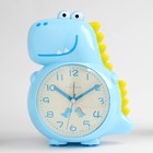 Часы - будильник настольные "Динозаврик" детские, плавный ход, d-10 см, 20 х 15 см, АА - Фото 2