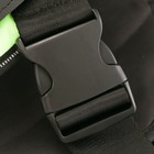 Шлейка К9, размер XXL, ОГ 95-110 см, вес 40-70 кг, мягкая, светоотражающая, салатовая - Фото 5