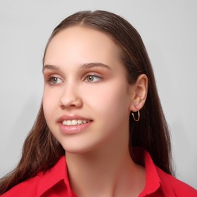 Набор серьги 6 пар «Ассорти» киви с цветком, цвет бело-зелёный в золоте