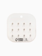 Серьги пусеты QF «Ассорти», 6 пар, мишки и сердечки, розово-голубые в серебре - Фото 2