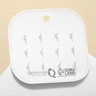 Пусеты 6 пар «Ассорти» фрукты, лимон, цветные в серебре - Фото 3