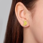 Пусеты 6 пар «Ассорти» фрукты, лимон, цветные в серебре - Фото 5